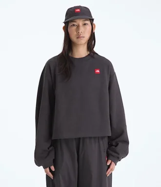 T-shirt TNF™ Red Box Crew da donna