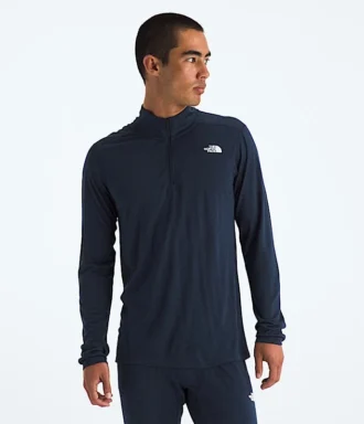 TNF X Smartwool Maglia a maniche lunghe con zip a 1/4 in misto lana merino da uomo