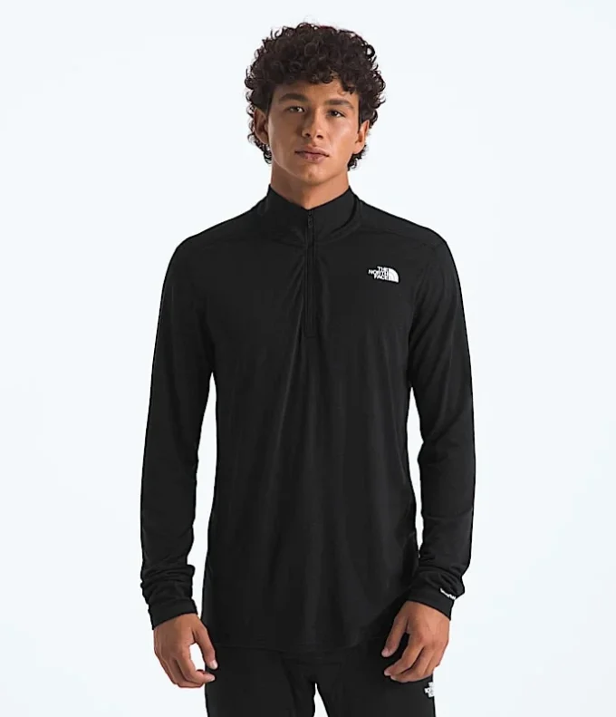 TNF X Smartwool Maglia a maniche lunghe con zip a 1/4 in misto lana merino da uomo TNF X Smartwool Maglia a maniche lunghe con zip a 1/4 in misto lana merino da uomo