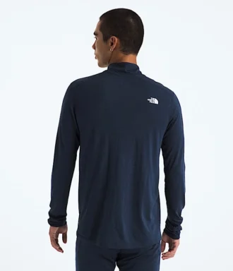 TNF X Smartwool Maglia a maniche lunghe con zip a 1/4 in misto lana merino da uomo