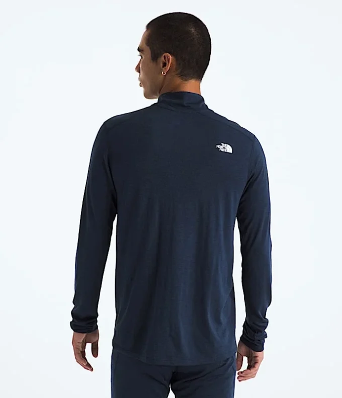 TNF X Smartwool Maglia a maniche lunghe con zip a 1/4 in misto lana merino da uomo TNF X Smartwool Maglia a maniche lunghe con zip a 1/4 in misto lana merino da uomo